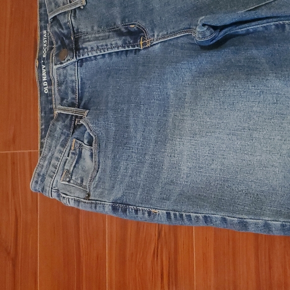 Old Navy Mid-Rise Rockstar Skinny Jeans Blue Size 4 Regular - Picture 4 of 11